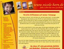 Tablet Screenshot of nicole-horn.de